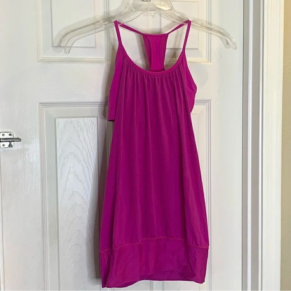 Lululemon No Limits Tank Raspberry Size 4 - Picture 5 of 9